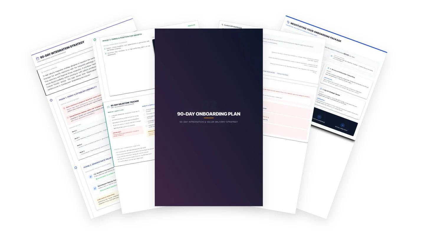 90-Day Onboarding Strategy Report Preview