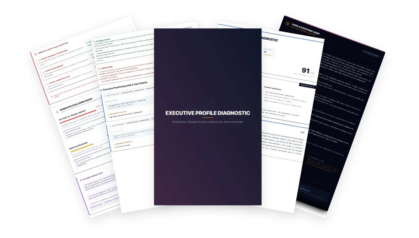 Executive Profile Diagnostic Report Preview