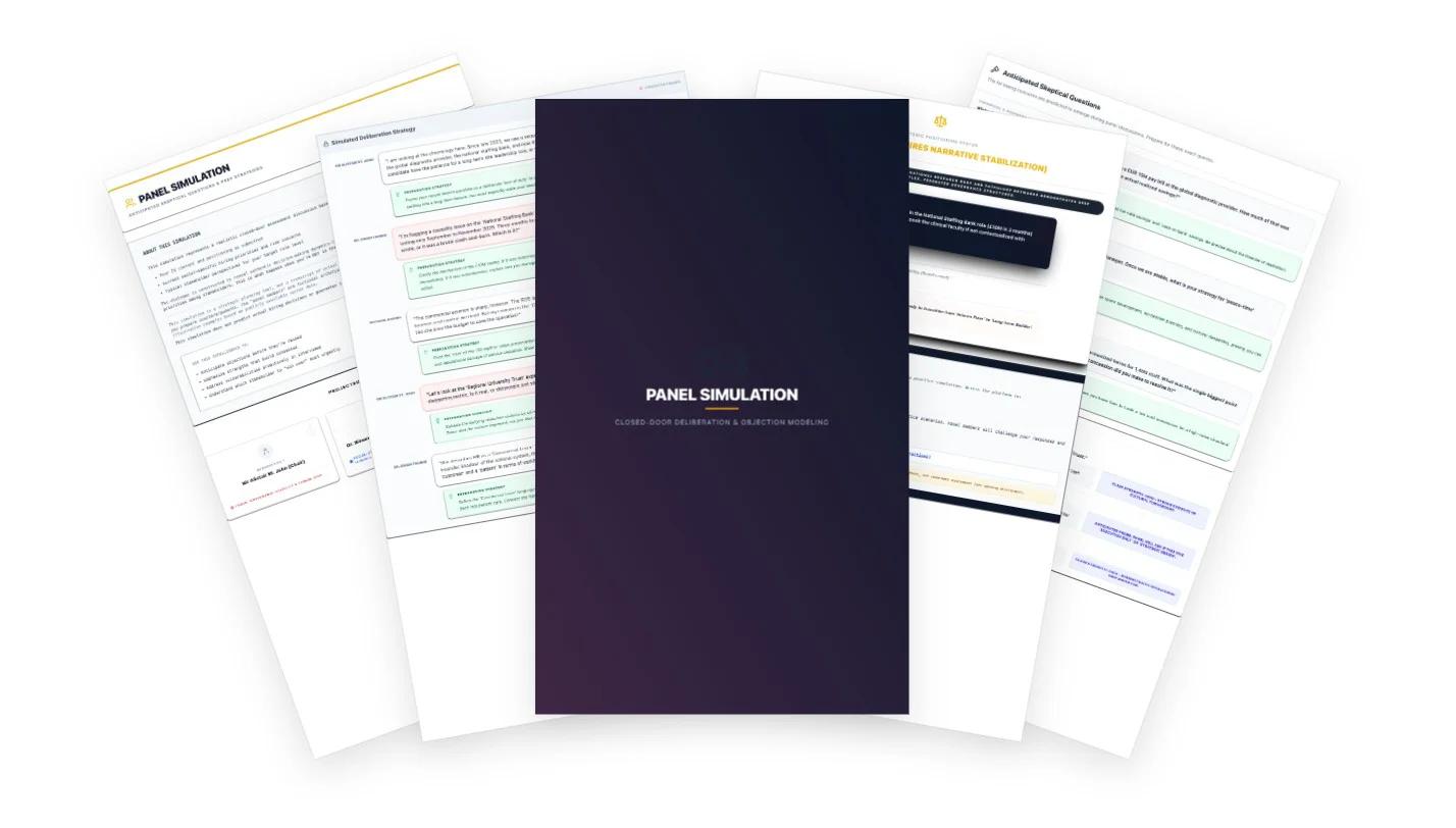 Panel Simulation and Boardroom Access Report Preview